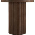 thumbnail image 3 of Meridian Furniture Belinda Brown Veneer And Solid Wood Counter Height Table, 3 of 8