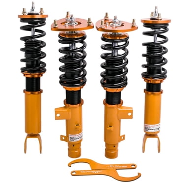 Maxpeedingrods Amortisseur Réglable Ensemble de Coilovers avec Carrossage avant pour Honda Accord 2013-17