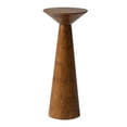 thumbnail image 1 of COZAYH Table Martini Ronde Haute à Piédestal pour Salons Ou Chambres, Noyer, 1 of 11