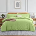 thumbnail image 1 of 500 TC 100% Egyptian Cotton Duvet Cover Zipper Closur Ultra Soft Durable and Fade Resistant Solid Pattern, 1 of 7