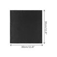 thumbnail image 2 of INSPIRE CHIC Men's Pocket Squares Solid Color Handkerchiefs Black One Size, 2 of 4