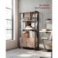 thumbnail image 4 of Boutique Home Baker’s Rack Microwave Stand or Utility Shelf with Wire Basket and 6 S-Hooks, 4 of 4