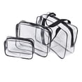 thumbnail image 4 of Clear Travel Bags for Toiletries, Waterproof Clear Plastic Cosmetic Makeup Bags, 4 of 8