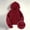 Wine, variant on Sevevn Womens Hoodies Sherpa Pullover Sweater Fuzzy Fleece Sweatshirt Short Hoodie with Pockets