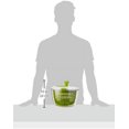 thumbnail image 5 of Salad Spinner, High Quality BPA Free, Multipurpose Foldable, Non-skid Base for Stability, Smart Design, Transparent Design for Kitchen, Large 5L Green, 5 of 5