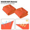 thumbnail image 3 of Yescom 2 Pack 11 Ft 97% UV Block Triangle Sun Shade Sail Heavy Duty HDPE Canopy Garden, 3 of 10