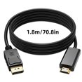 thumbnail image 2 of Adaptateur DisplayPort 18m vers Convertisseur Vidéo Haute Définition 4K avec Qualité d'Image Réaliste et Performance Supérieure, 2 of 3