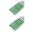 thumbnail image 3 of Decodeary 28pack/lot Educational And Realistic Detail Static Grasses Flower Tufts For Model Builders Wide Lily white 2Set, 3 of 6