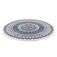 thumbnail image 4 of Round Area Rug 3' Diameter with Tassels Bohemian Washable Chic Bohemian Mandala Hand Woven Round Rugs, Non-Slip Soft Floor Carpet for Living Room Bedroom Nursery Decor, 4 of 4