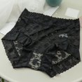 thumbnail image 2 of B91xZ Culottes pour Femmes Sans Couture Hipster Bikini Extensible Doux Underwears, Noir TG, 2 of 4
