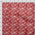 thumbnail image 4 of oneOone Polyester Spandex Red Fabric Tropical Tree Sewing Craft Projects Fabric Prints By Yard 56 Inch Wide, 4 of 4