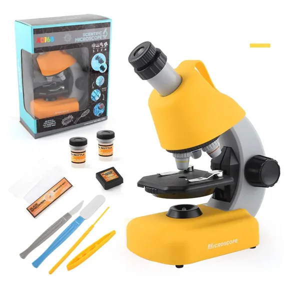 Jouet portable microscope pour Enfants Jouet Expérience de science Biologique Jouet de science et d'Éducation microscope multiple Haute Définition