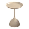 thumbnail image 1 of yuksok Table d'Appoint Ronde en Fer Base Stable Table Basse pour Salon Chambre Bureau Hauteur 60 cm, 1 of 9