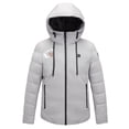 thumbnail image 1 of Penkiiy Heated Jackets for Women Men USB Intelligent Constant Temperature Heated Windproof Plus Size Men And Women Winter 4 Heated Jacket Coat XL Gray, 1 of 4