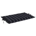 thumbnail image 3 of vidaXL Sun Lounger Cushion Black Check Pattern Oxford Fabric, 3 of 5