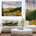 thumbnail image 3 of Design Art Sunset in Mountains Canvas Print, 3 of 3