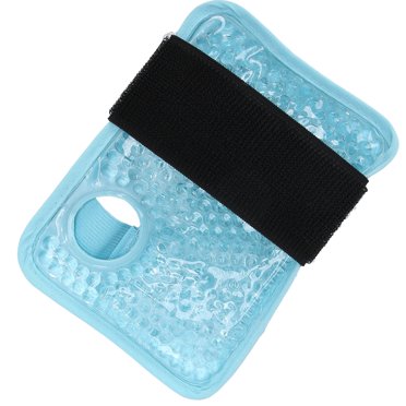 Wrist Hot Cold Compress, Soft Wrist Ice Pack Wrap Adjustable PVC+Gel+Plush 16x12cm  for Sports Injuries Arthritis Purple,Blue