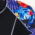 thumbnail image 4 of MIASHUI Girls Bathing Suits Long Sleeves Rash Guard Athletic Swim Shorts Sets Swimsuit,Black,14-15 Years, 4 of 6