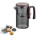 thumbnail image 1 of Huayishang Glass&Bottle Water Separation Glass Teapot With Wooden Handle Teapot Glass Teapot With Infuser Magical Teapot Glass Glass Teapot With Strainer Filter Teapot With Infusers, 1 of 9