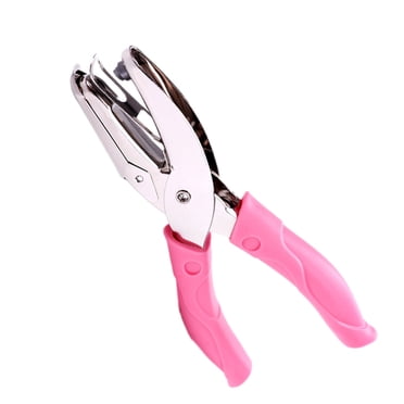 Redempat Manual Puncher Stainless Round Binding Supplies DIY School Stationery Handheld Paper Punch Scrapbooking Clothing Supply Big Round Hole 6mm