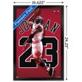 thumbnail image 2 of Michael Jordan - Jersey Wall Poster, 22.375" x 34" Framed, 2 of 4