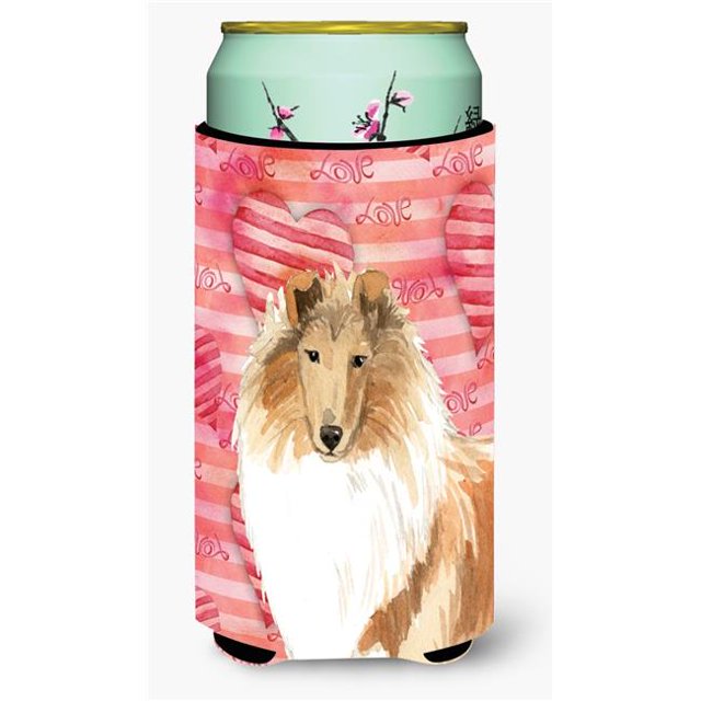 Carolines Treasures CK1756TBC Love a Rough Collie Tall Boy Beverage Insulator Hugger