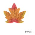 thumbnail image 2 of Yhmxh Home Decor Home Essentials Home Goods Home Accessories Simulated Maple Leaf Fall Classroom Decoration Maple Leaf Halloween Party Decoration Maple Leaf 50pcs Simulated Maple Leaf, 2 of 6