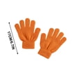 thumbnail image 3 of Meitianfacai Winter Warm Solid Color Knitted Kids Gloves Split Finger Gloves, 3 of 9