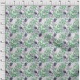 thumbnail image 4 of oneOone Cotton Silk Green Fabric Florals Sewing Craft Projects Fabric Prints By Yard 42 Inch Wide, 4 of 4