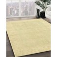 thumbnail image 2 of Ahgly Company Tapis d'Intérieur Carrés Abstraits Brun Or de Style Oriental, 3 Pieds Carré, 2 of 6