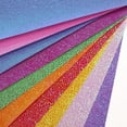 thumbnail image 3 of 50 Pieces Glitter Paper Shiny Construction Cardboard Patchwork 15x15x0.5cm, 3 of 8