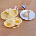 thumbnail image 4 of Dvkptbk Egg Cooker Microwave Oven Specific Flower+Heart Multifunctional Container Food Grade Cooker Steaming White Jelly Kitchen Gadgets, 4 of 8