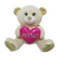 thumbnail image 1 of WAY TO CELEBRATE LE GRAND OURS CRÈME AVEC PELUCHE COEUR, 15 POUCES, 1 of 3