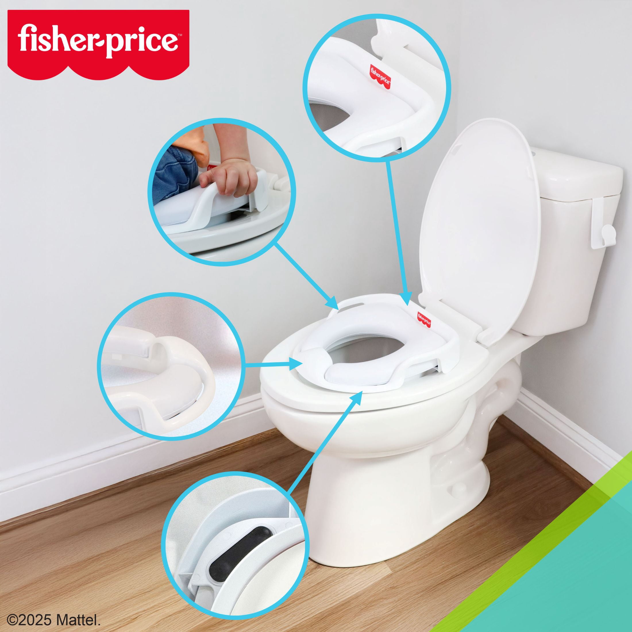Siège de propreté Fisher‑Price™ Ready & Steady, blanc - 1 Piece