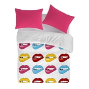Gouchee Home Lips Cotton Duvet Cover Set