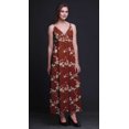 thumbnail image 5 of Bimba Robe Longue d'Été Sans Manches à Imprimé Teinture sur Nœuds Décontractée Maxi de Plage pour Femmes - X-Grand, 5 of 5