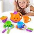 thumbnail image 4 of Kids Pretend Play Tea Set Cartoon Simulation Tea Party Toy Set Pretend Play Toy, 4 of 10