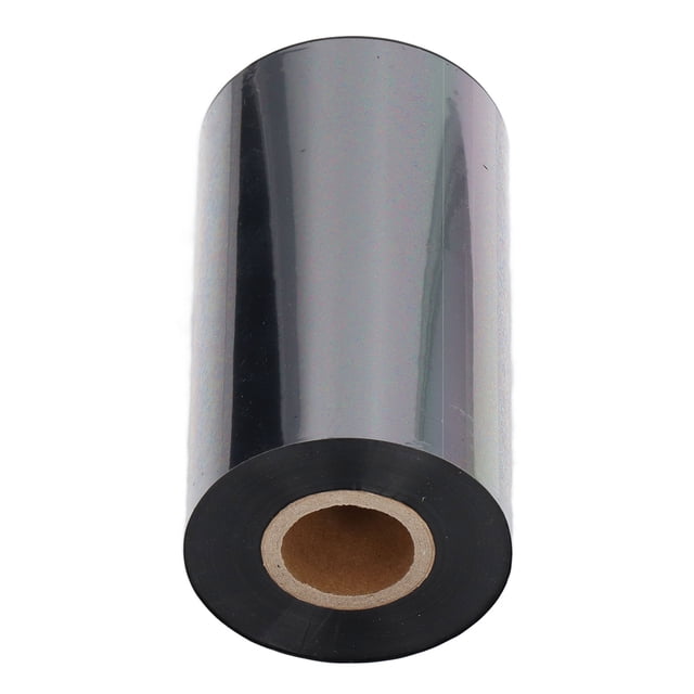 110mm X 450m Wax Printer Ribbon, Resin Enhanced Wax Thermal Transfer Ribbon for TSC, for Argox, for , for , for POSTEK with Three Layer Structure Anti Static Back Layer, Durable,