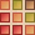 thumbnail image 1 of Ahgly Company Tapis d'Intérieur Lavables en Machine, Carré Transitionnel Orange Jaune, Carré de 4', 1 of 7