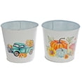 thumbnail image 1 of Jardinière Ronde De 15 Cm (Potiron, Camion Vert) (Assortiment) - Lot De 2, 1 of 4