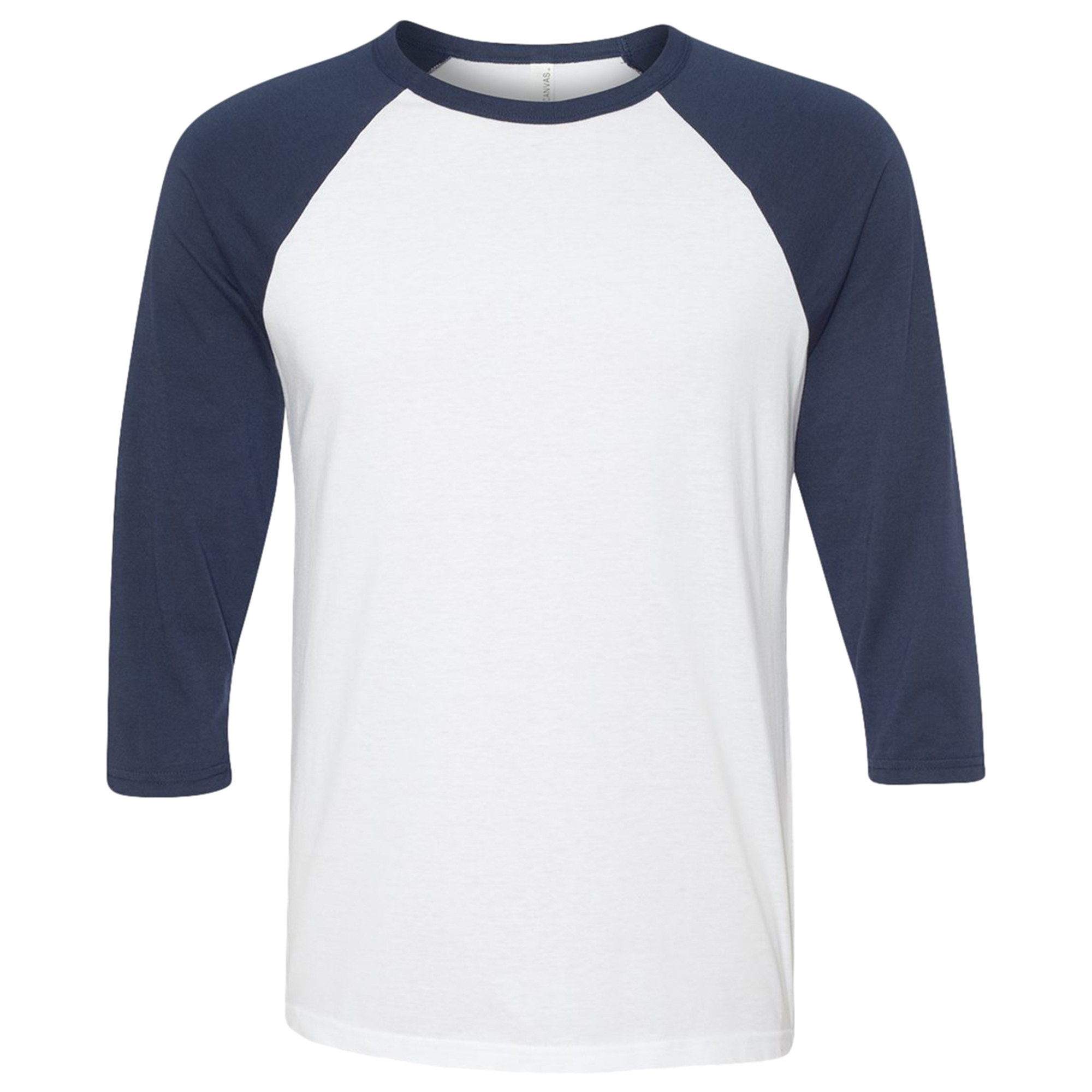 Bella + Canvas T-Shirt de Baseball Unisexe à Manches 3/4