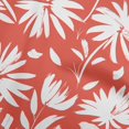 thumbnail image 1 of oneOone Georgette Viscose Rouge Pastel Tissu Feuilles et Floral Tissu pour Robe Tissu Imprimé Tissu au Mètre 42 Pouces de Large, 1 of 5