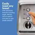 thumbnail image 2 of Hamilton Beach 2 Slice Toaster with Extra-Wide Slots, Bagel Setting, Toast Boost, Slide-Out Crumb Tray, Auto-Shutoff & Cancel Button, Defrost Function, Stainless Steel (22794), 2 of 8