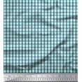 thumbnail image 1 of Soimoi Modal Satin Fabric Window Pane Check Decor Fabric Printed Yard 42 Inch Wide, 1 of 3