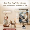 thumbnail image 3 of Mobile Pan-Tilt Camera, 2K Wide-Angle, Two-Way Audio, App Remote Control, 360° View, Motion Alert, 2.4GHz WiFi, Pet & Kids Interactive, 3 of 5
