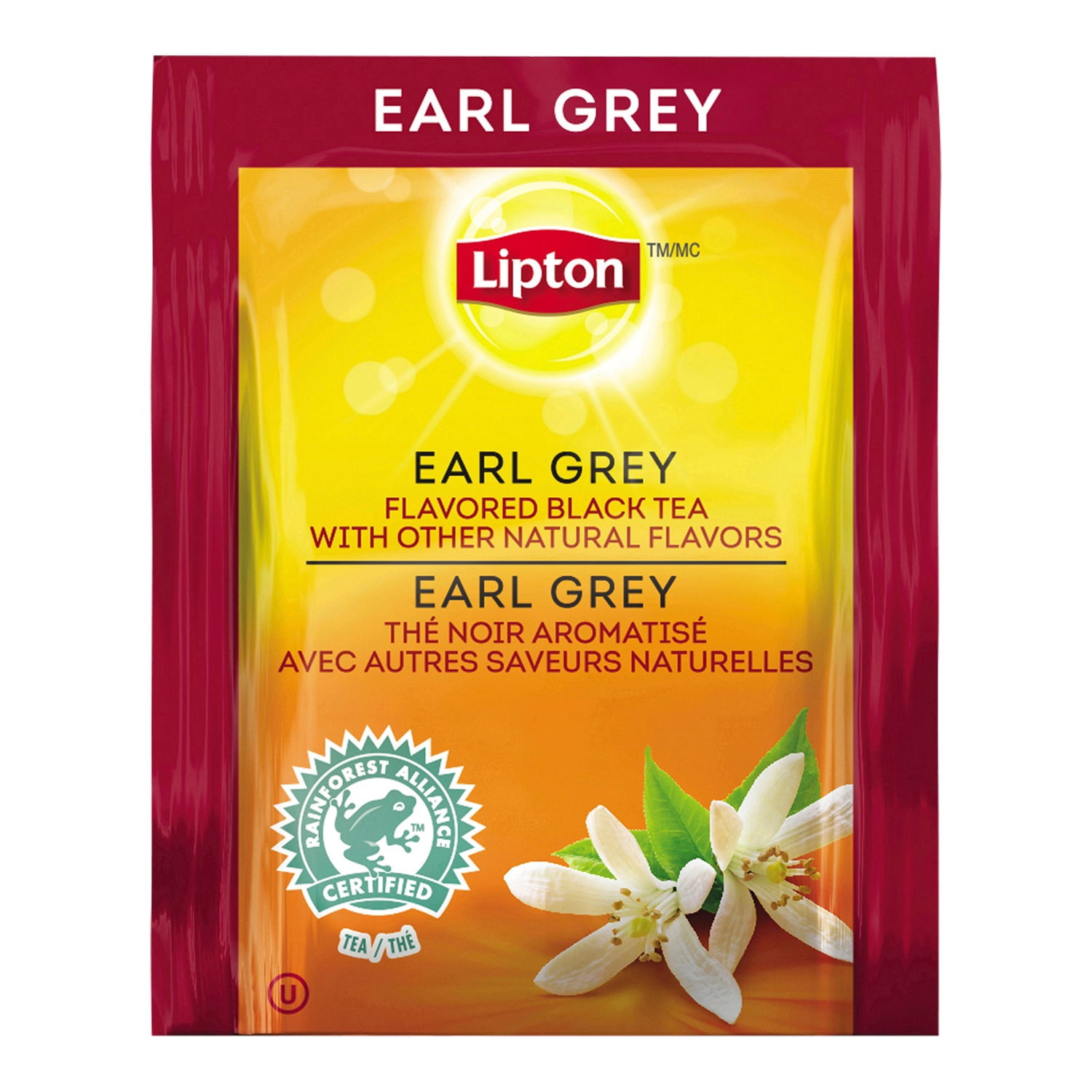 Lipton Black Earl Grey Tea, With Subtle Bergamot 2.2G | 28UN/Unit, 6 Units/Case