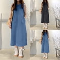 thumbnail image 1 of Yuyuzo Pyjamas pour Femmes Hauts Rayés Sans Manches Col Rond Tunique Hauts Été Ajustés Vêtements de Nuit T-Shirts, 1 of 6