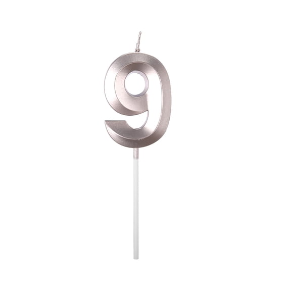 Bougies d'Anniversaire Bougie Grand Chiffre Étendu Multicolore Design 3D Décoration de Gâteau pour Toute Célébration