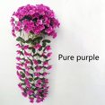 thumbnail image 2 of Vibrant 18 Branches Artificial Violet Flower Vine for Home Decor & Events, 2 of 6
