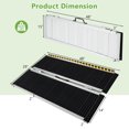 thumbnail image 3 of Giantex Portable Wheelchair Ramp 4FT, Non-Slip Aluminum Folding Mobility Scooter Ramp for Stairs Doorway, 3 of 6